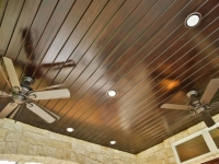Bellaire Patio cover ceiling